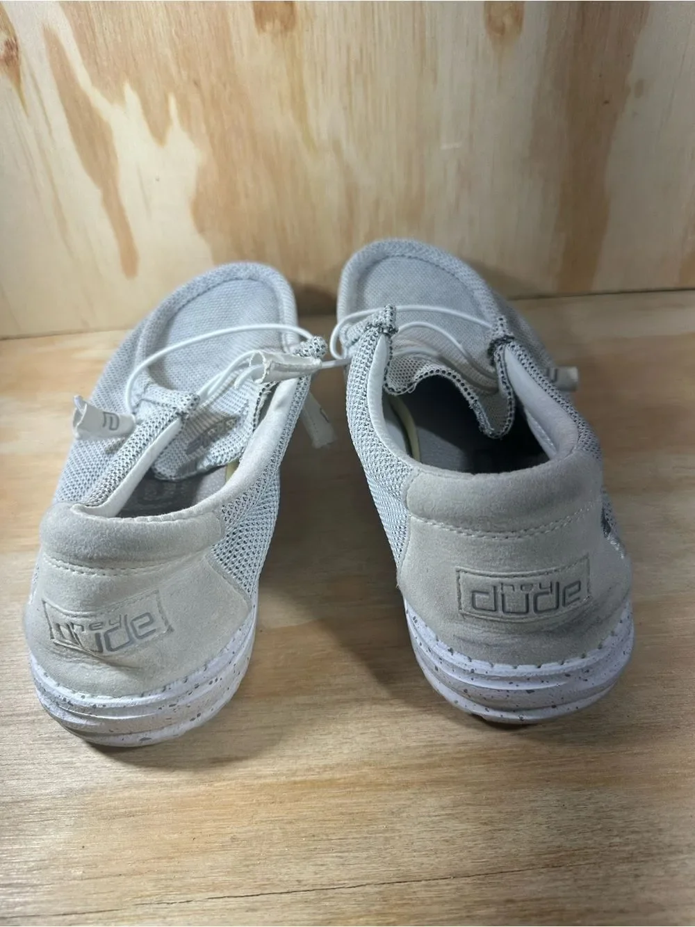 Hey Dude Wally Sox Gray Shoes Men’s Size 10
